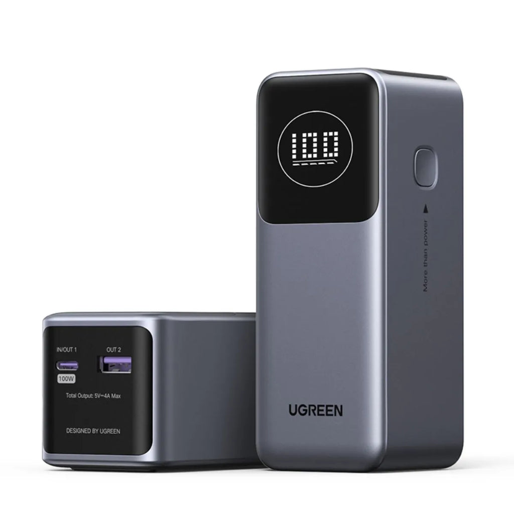 Batería portátil Power Bank Ugreen 12000mah 100w gris