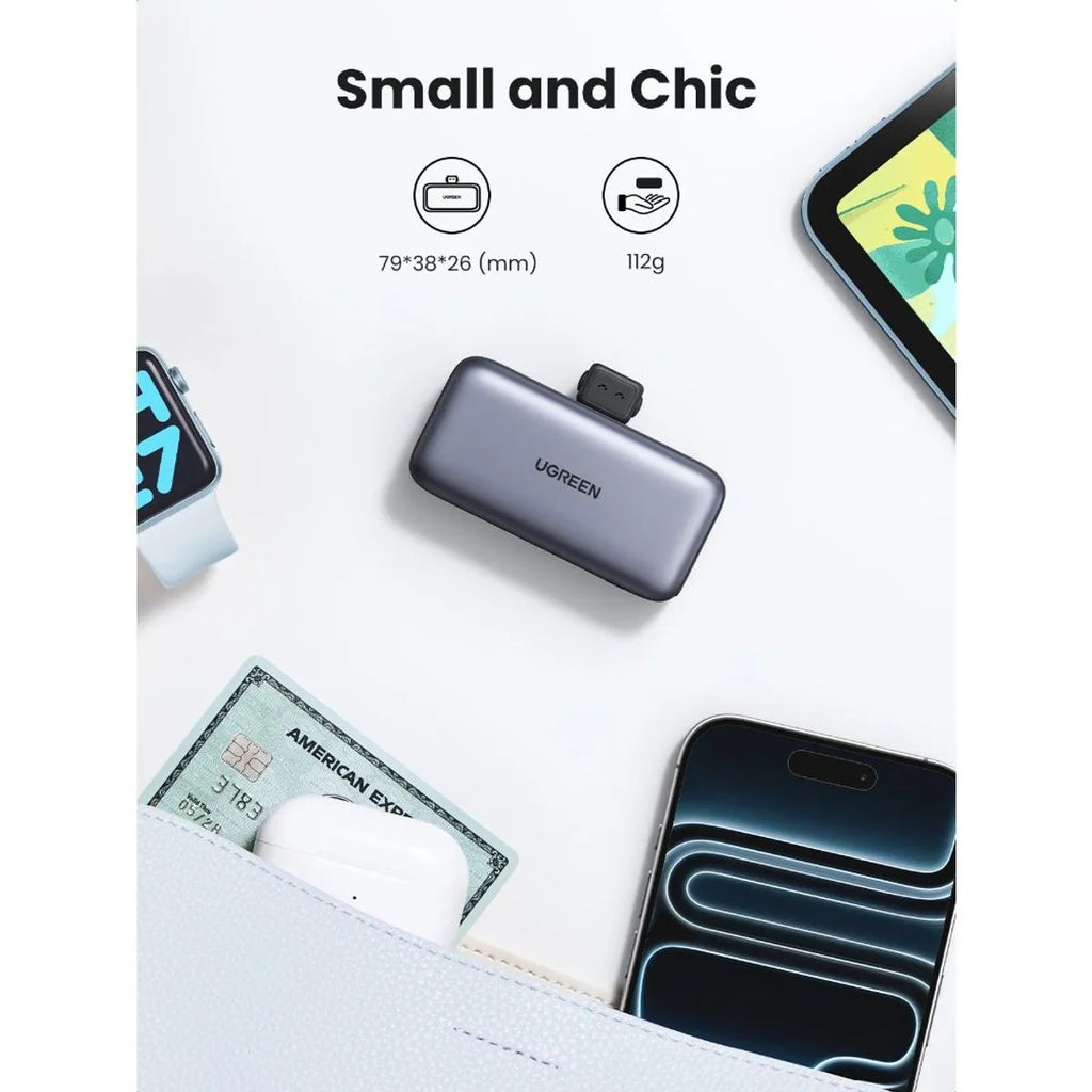 UGREEN Mini Power Bank 5.000mAh 22.5W PD USB-C