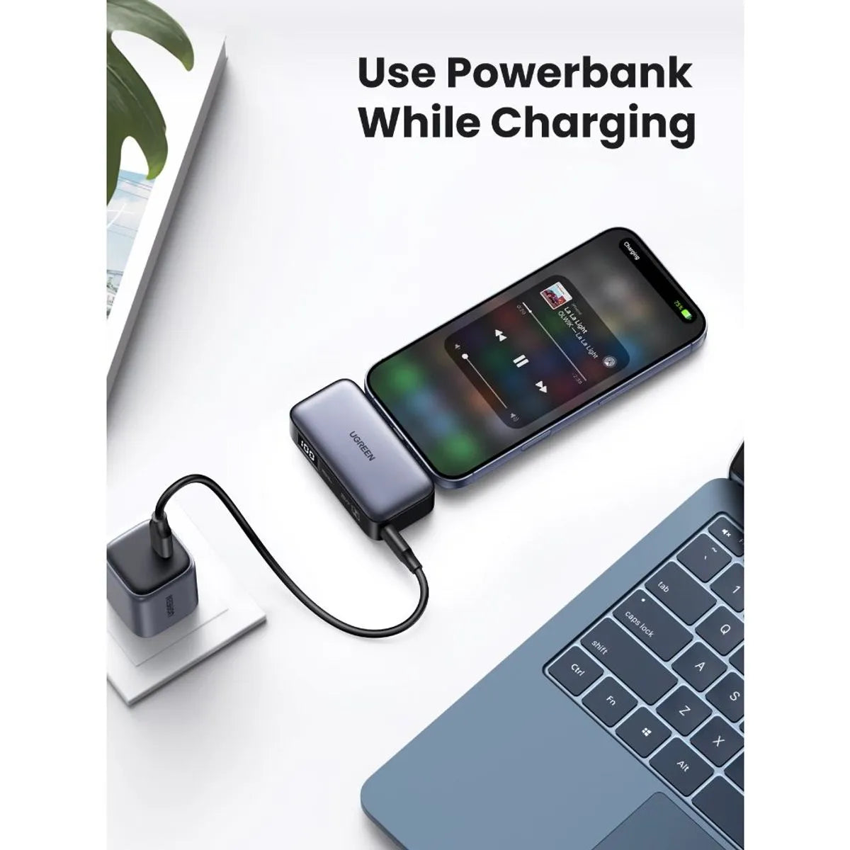 UGREEN Mini Power Bank 5.000mAh 22.5W PD USB-C
